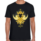 Playera Mu de Aries Caballeros del Zodiaco Algodón Premium #0003170