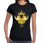 Playera Mu de Aries Caballeros del Zodiaco Algodón Premium #0003170