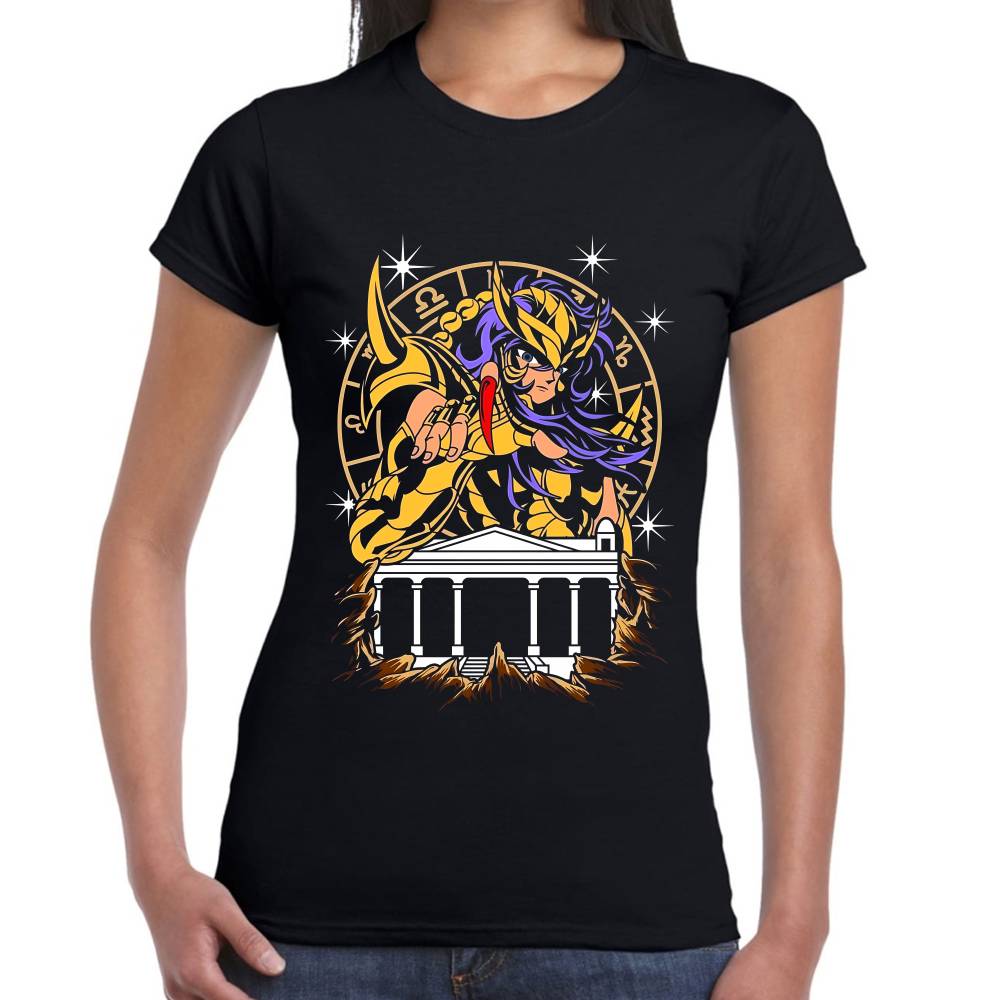 Playera Milo de Escorpio Caballeros del Zodiaco Algodón Premium #0003171 Imagen secundaria del producto