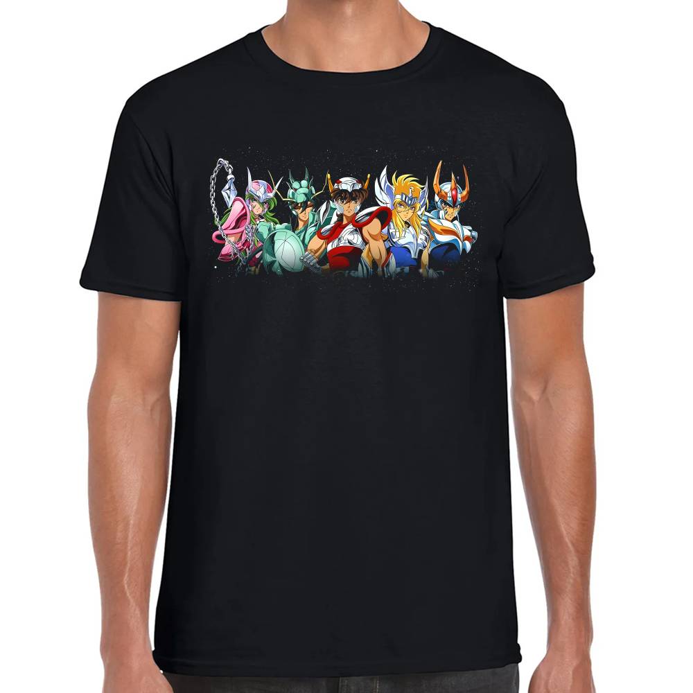 Playera Caballeros de Bronce Caballeros del Zodiaco Algodón Premium #0003173