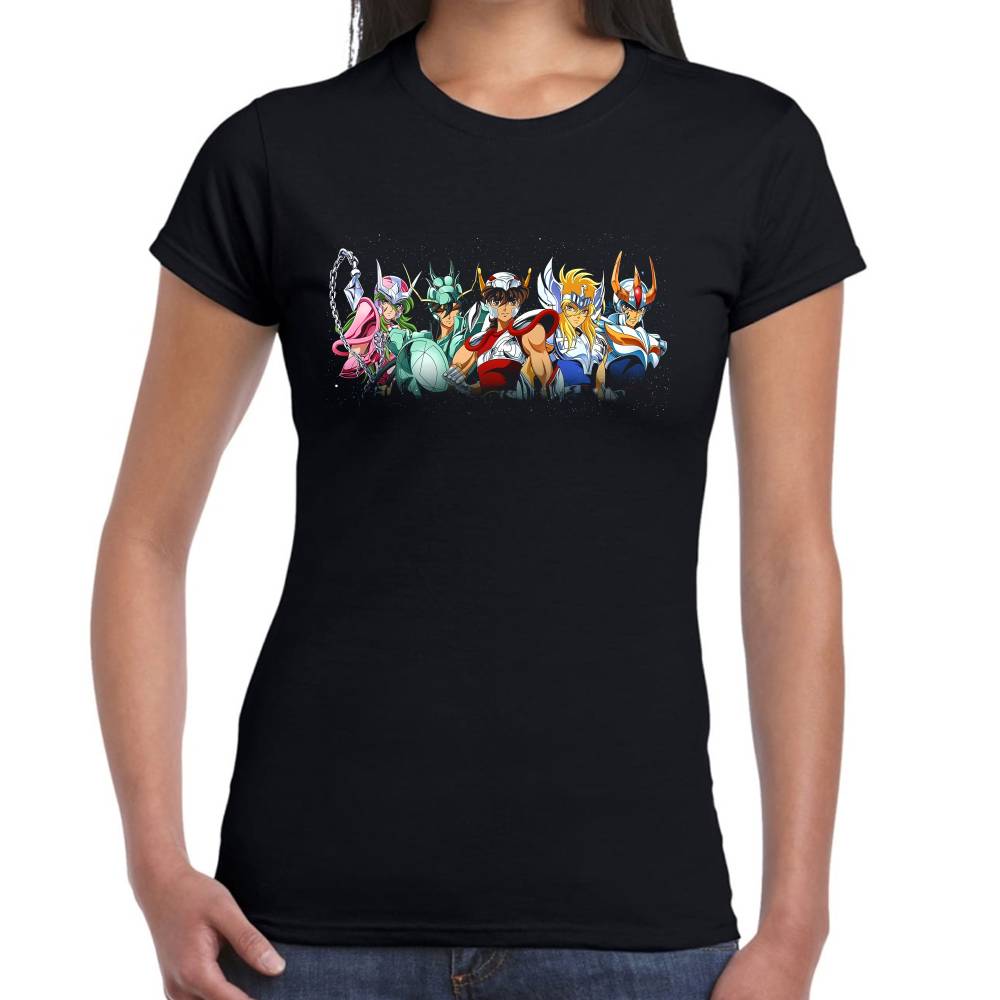 Playera Caballeros de Bronce Caballeros del Zodiaco Algodón Premium #0003173 Imagen secundaria del producto