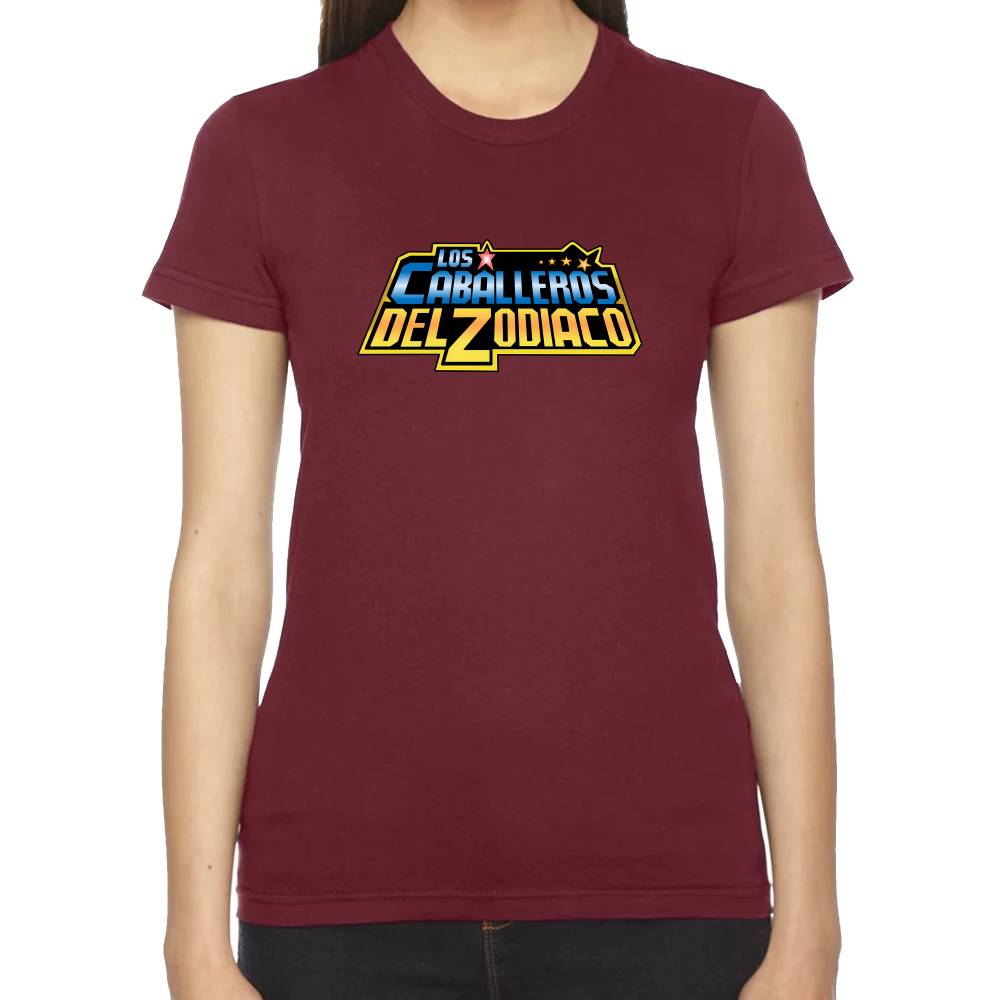 Playera Caballeros del Zodiaco Solo Logo Algodón Premium #0003176