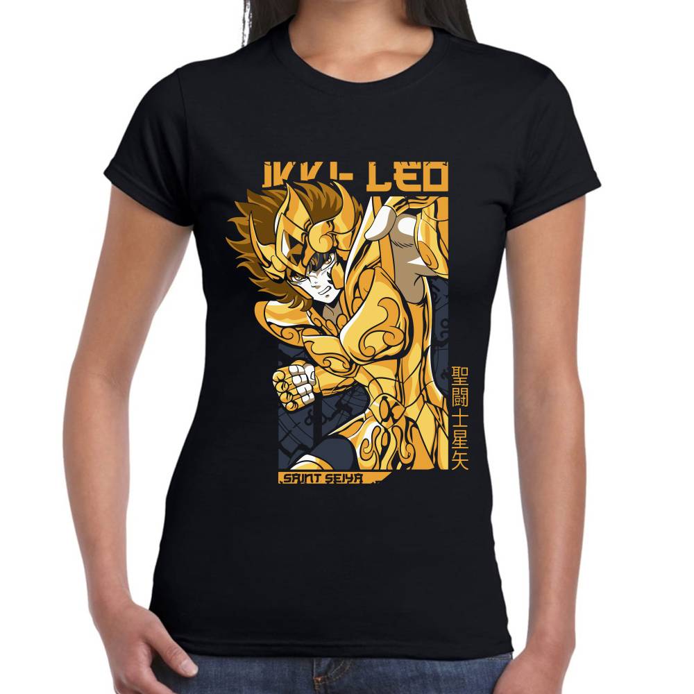 Playera Ikki de Fenix - Leo Caballeros del Zodiaco Leo Algodón Premium #0003177