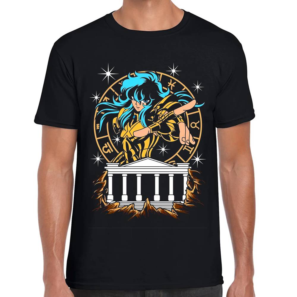 Playera Afrodita de Piscis Caballeros del Zodiaco Algodón Premium #0003181