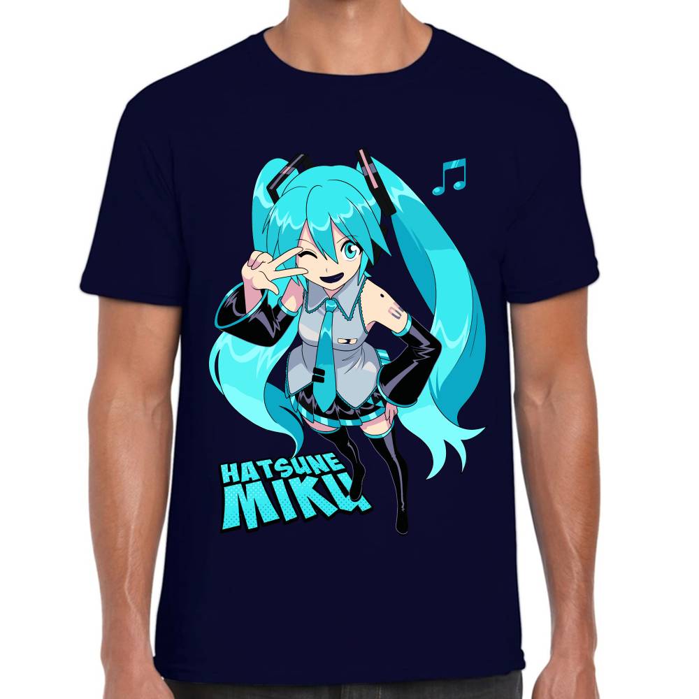 Playera Hatsune Miku Vocaloid Algodón Premium #0003186