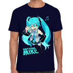 Playera Hatsune Miku Vocaloid Algodón Premium #0003186