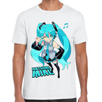 Playera Hatsune Miku Vocaloid Algodón Premium #0003186