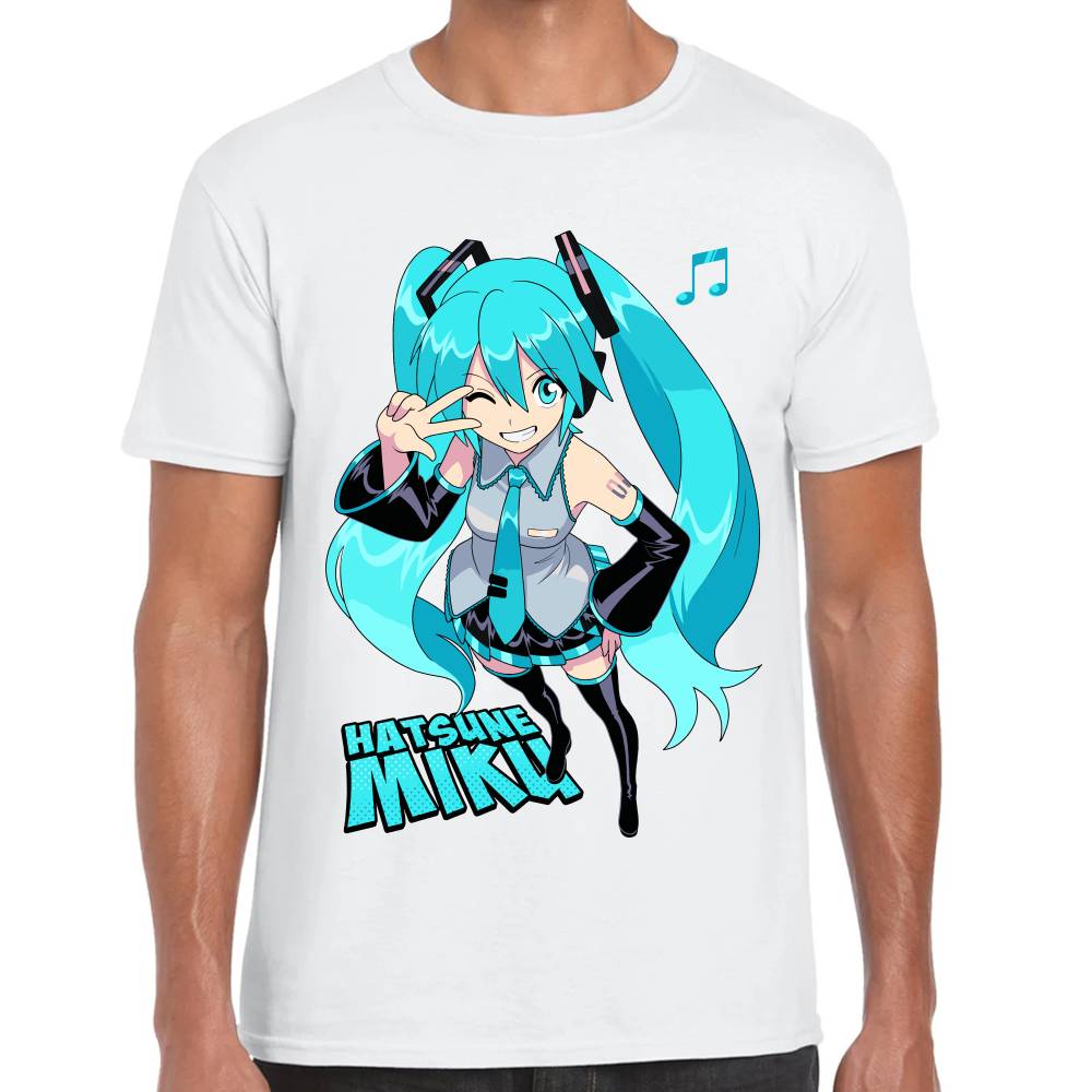 Playera Hatsune Miku Vocaloid Algodón Premium #0003186