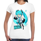 Playera Hatsune Miku Vocaloid Algodón Premium #0003186
