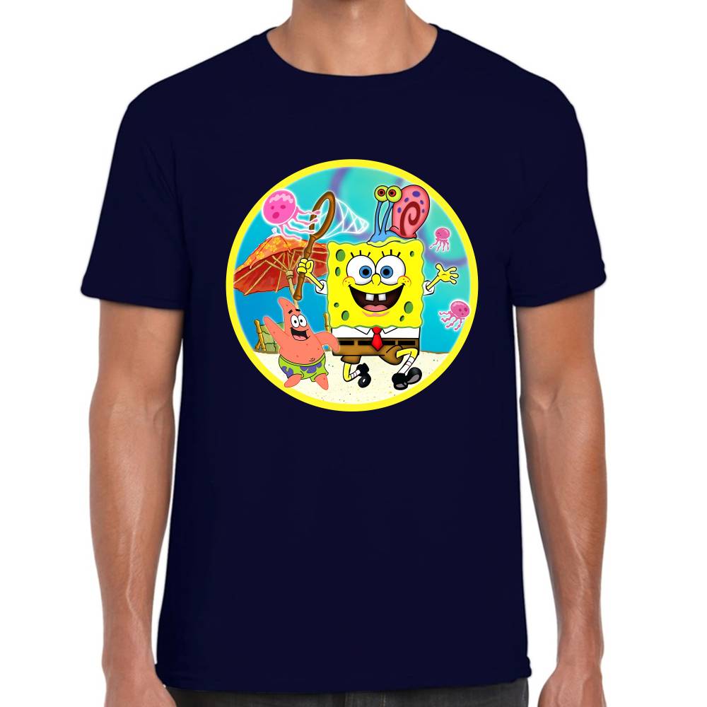 Playera Bob Esponja, Patricio y Gary Algodón Premium #0003189 Imagen principal del producto
