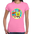 Playera Bob Esponja, Patricio y Gary Algodón Premium #0003189