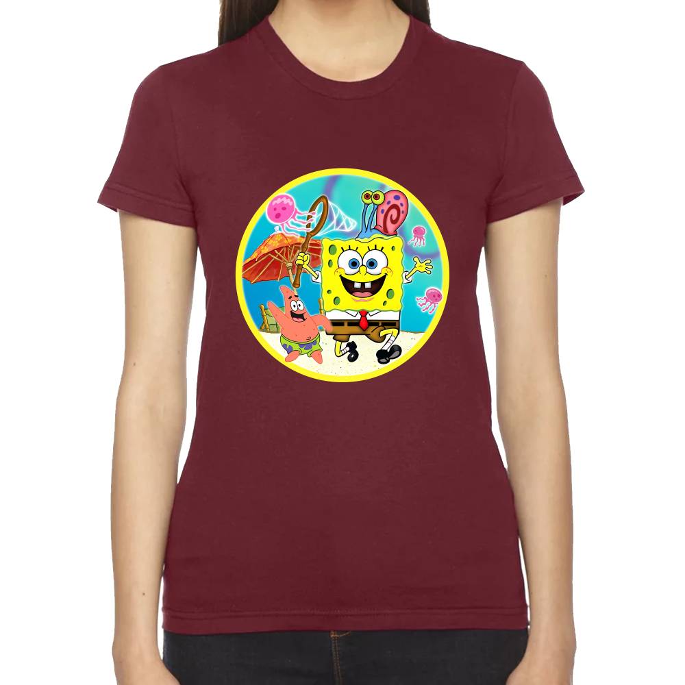 Playera Bob Esponja, Patricio y Gary Algodón Premium #0003189