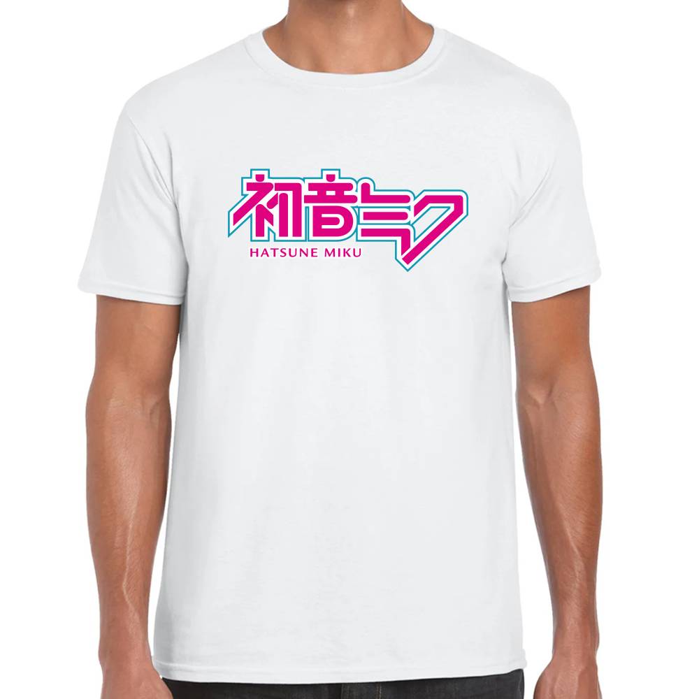 Playera Hatsune Miku Logo Vocaloid Algodón Premium #0003192