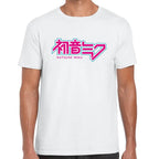 Playera Hatsune Miku Logo Vocaloid Algodón Premium #0003192