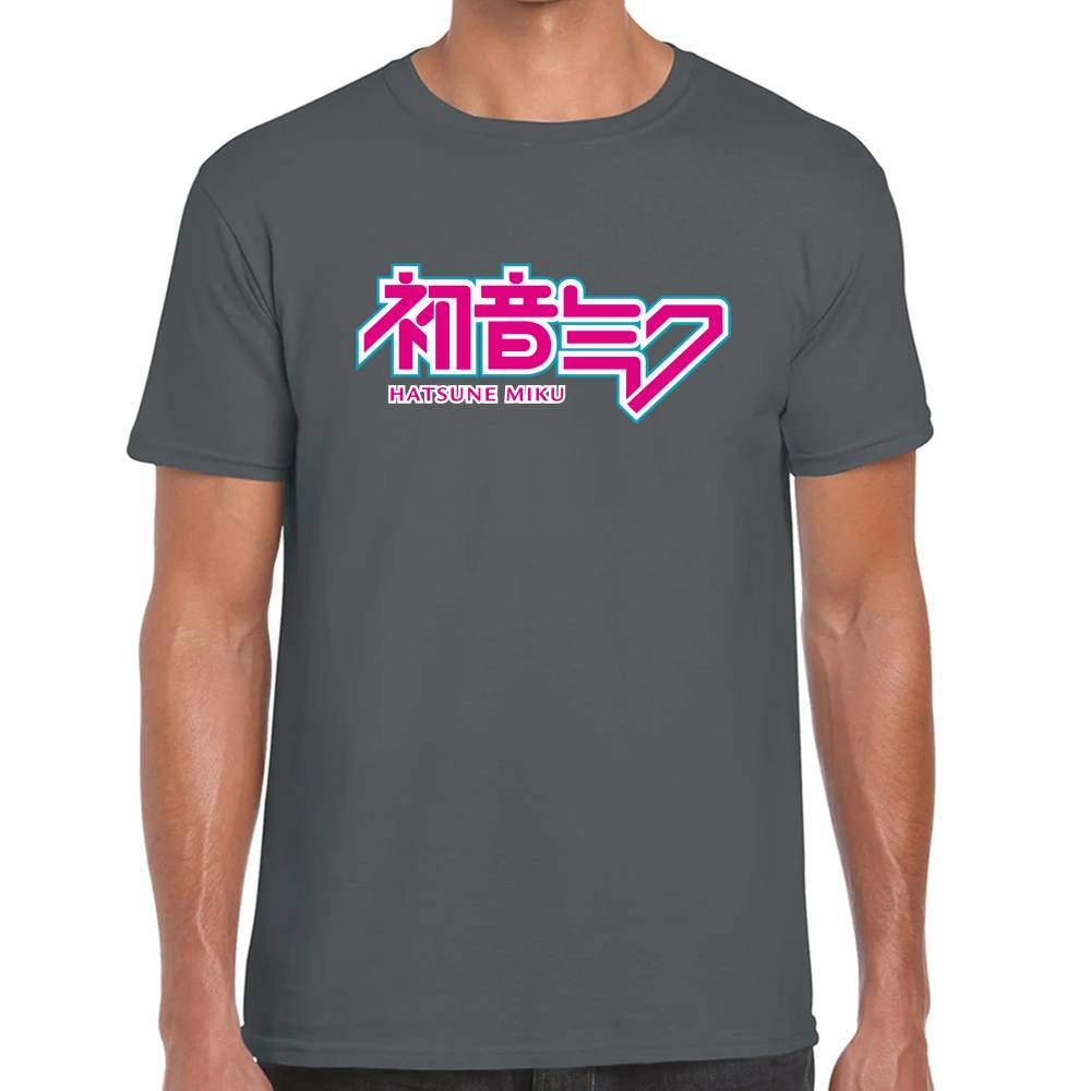 Playera Hatsune Miku Logo Vocaloid Algodón Premium #0003192
