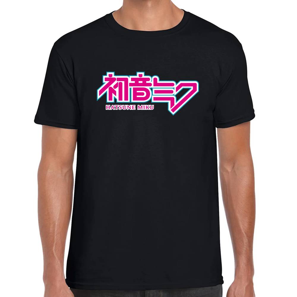 Playera Hatsune Miku Logo Vocaloid Algodón Premium #0003192