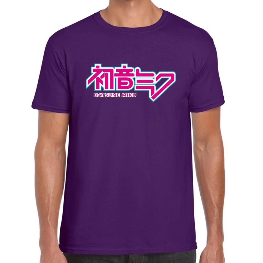 Playera Hatsune Miku Logo Vocaloid Algodón Premium #0003192