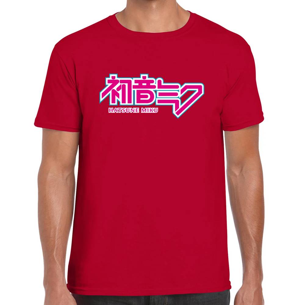 Playera Hatsune Miku Logo Vocaloid Algodón Premium #0003192