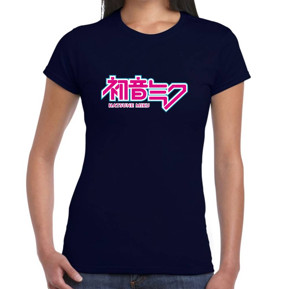 Playera Hatsune Miku Logo Vocaloid Algodón Premium #0003192 Imagen secundaria del producto
