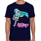 Playera Hatsune Miku Aura Color Vocaloid Algodón Premium #0003193