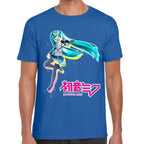 Playera Hatsune Miku Aura Color Vocaloid Algodón Premium #0003193