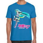 Playera Hatsune Miku Aura Color Vocaloid Algodón Premium #0003193
