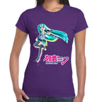 Playera Hatsune Miku Aura Color Vocaloid Algodón Premium #0003193
