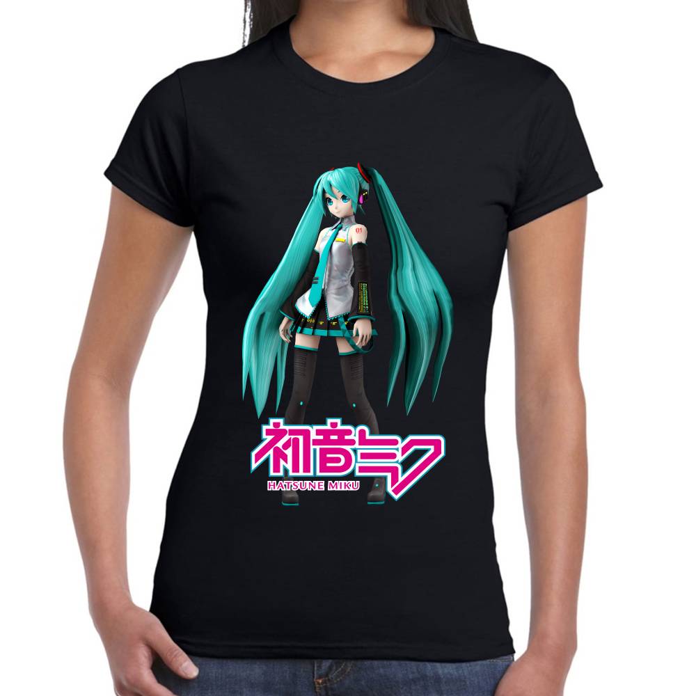 Playera Hatsune Miku 3D Style Algodón Premium #0003194