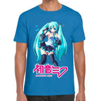 Playera Hatsune Miku Nota Musical Vocaloid Algodón Premium #0003195