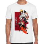 Playera Naruto, Jiraiya y Minato Naruto Shippuden Algodón Premium #0003197