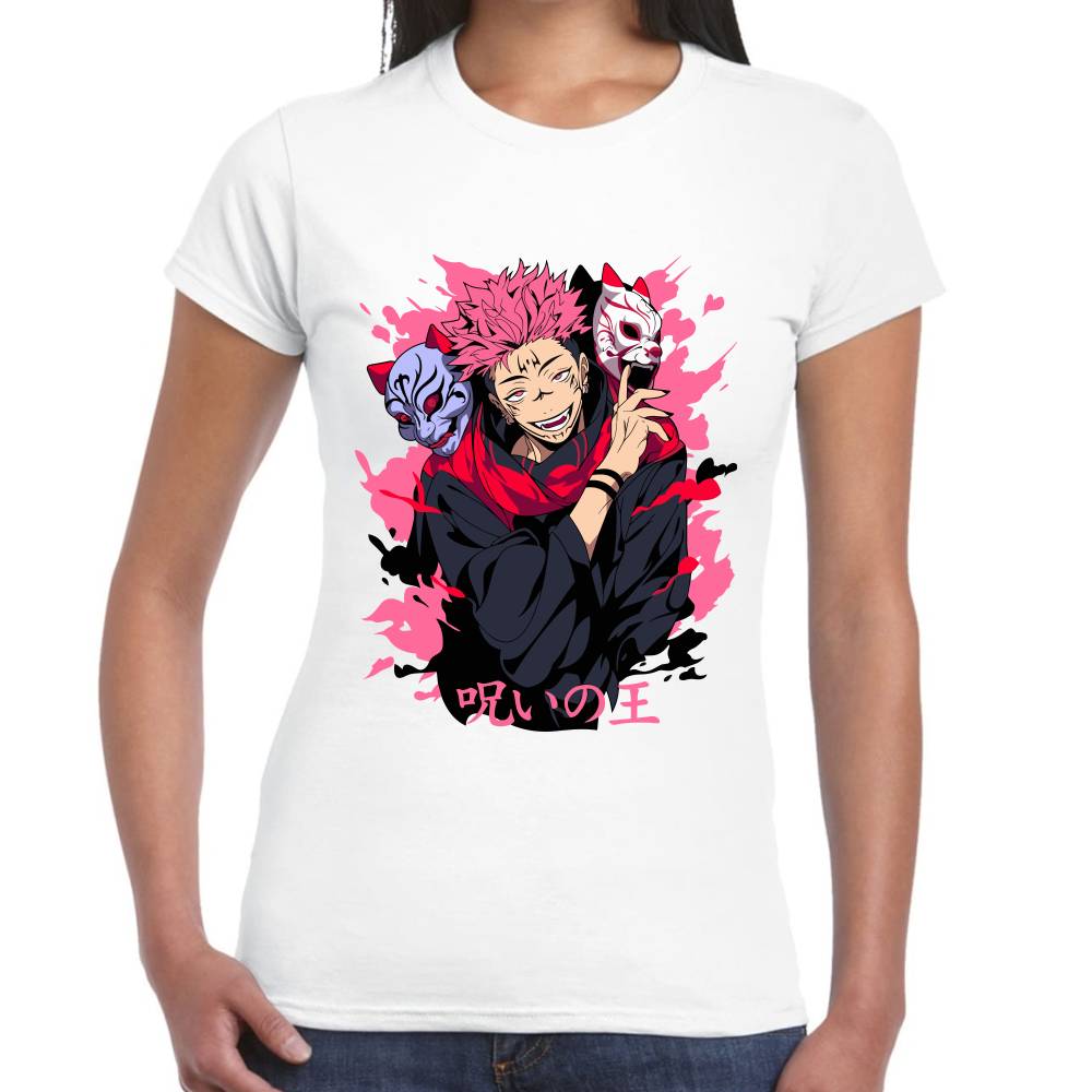 Playera Ryomen Sukuna Jujutsu Kaisen Algodón Premium #0003198