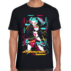 Playera Rebecca CyberPunk Algodón Premium #0003199