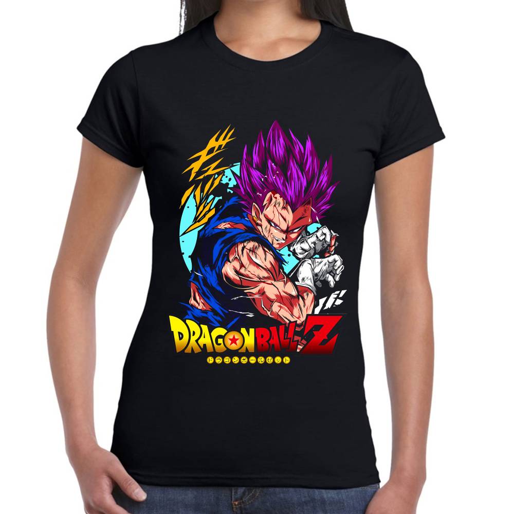 Playera Vegeta Ultra Ego Dragon Ball Algodón Premium #0003202 Imagen secundaria del producto