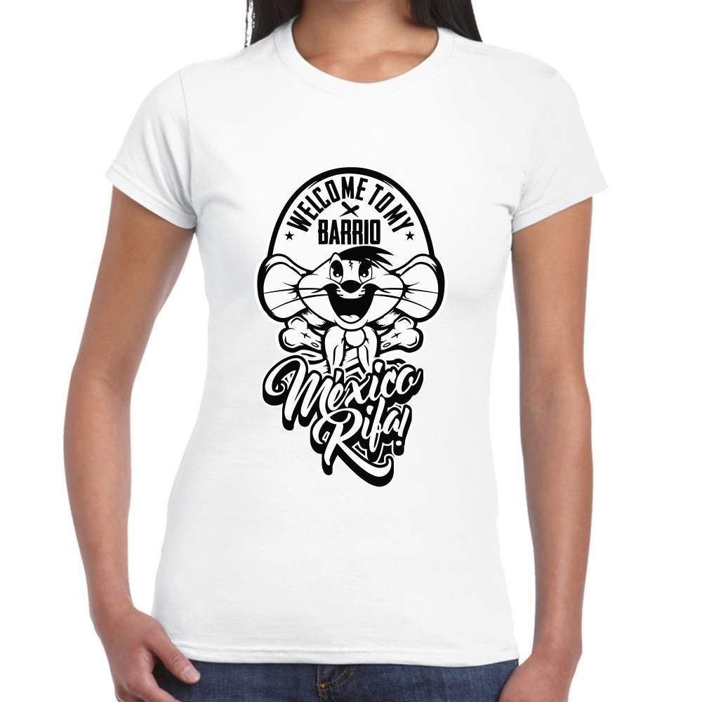 Playera Speedy Gonzales Welcome To My Barrio Algodón Premium #0003203
