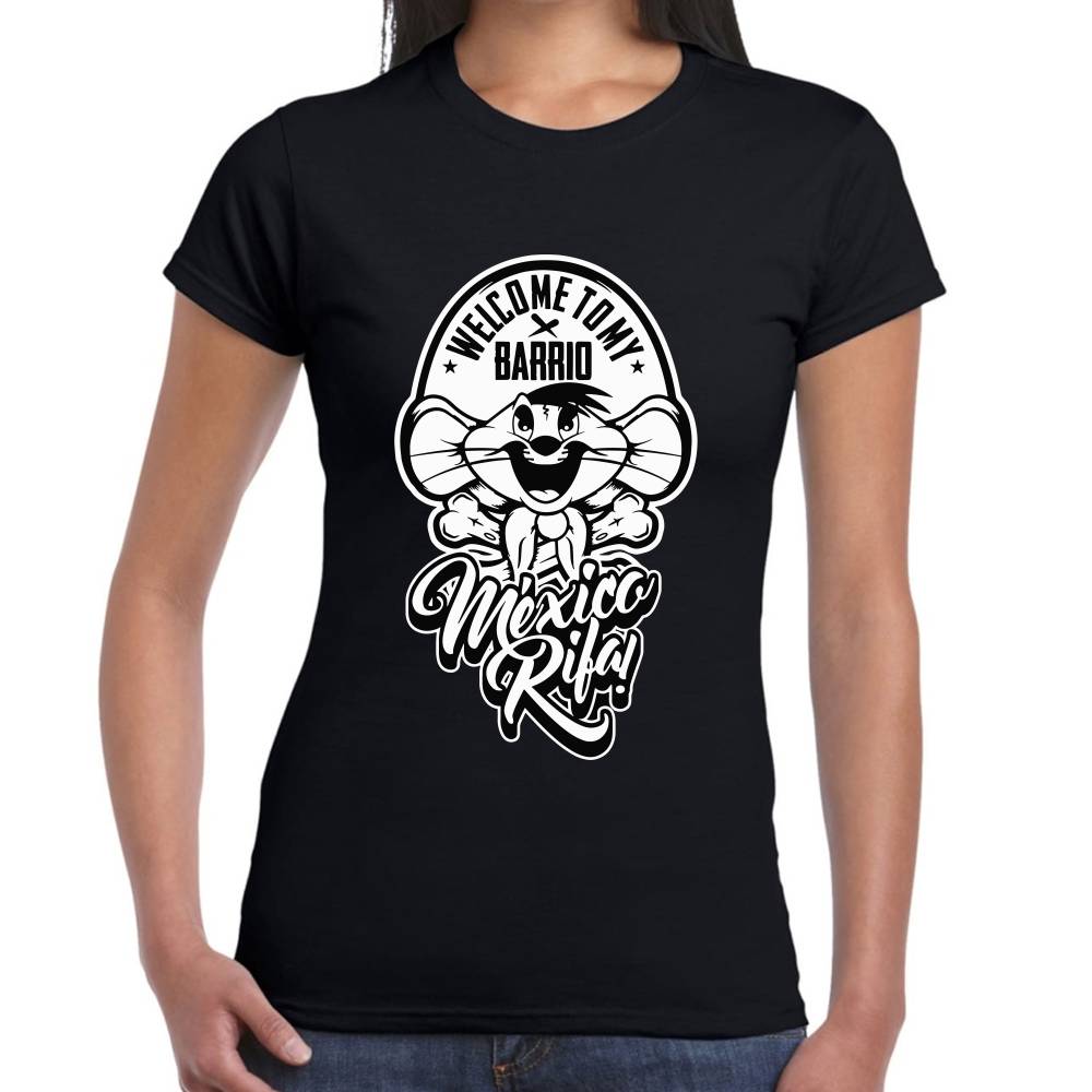 Playera Speedy Gonzales Welcome To My Barrio Algodón Premium #0003203