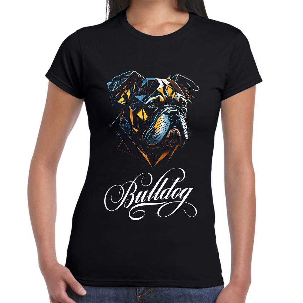 Playera Bulldog Perrito Mascota Algodón Premium #0003205 Imagen secundaria del producto