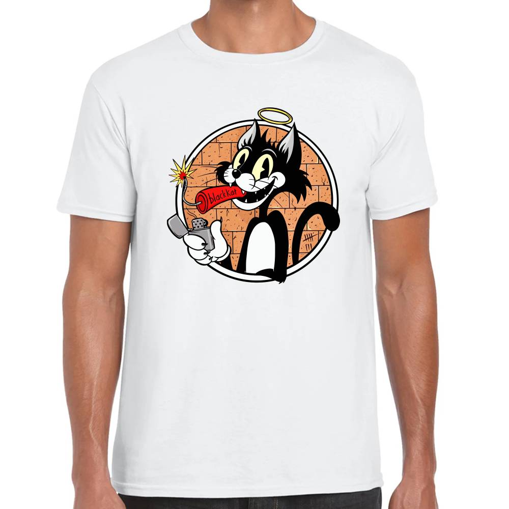Playera Black Cat TNT Algodón Premium #0003206