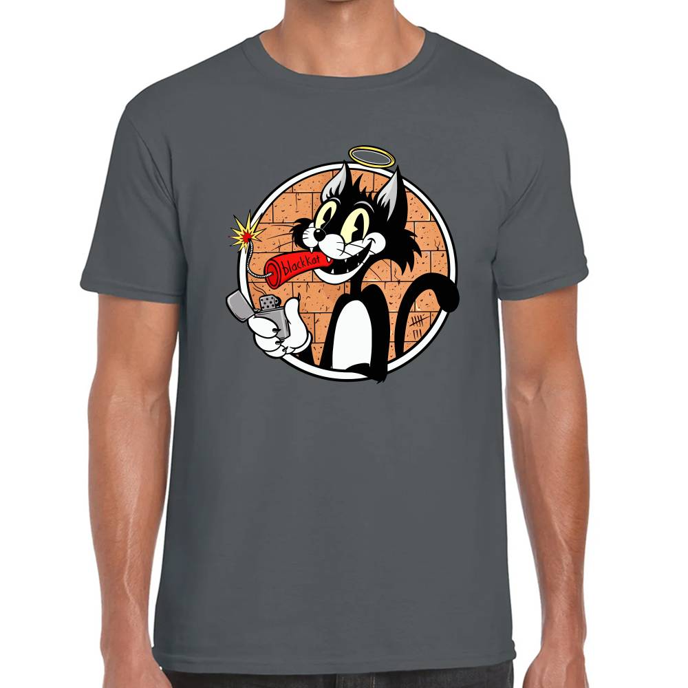 Playera Black Cat TNT Algodón Premium #0003206