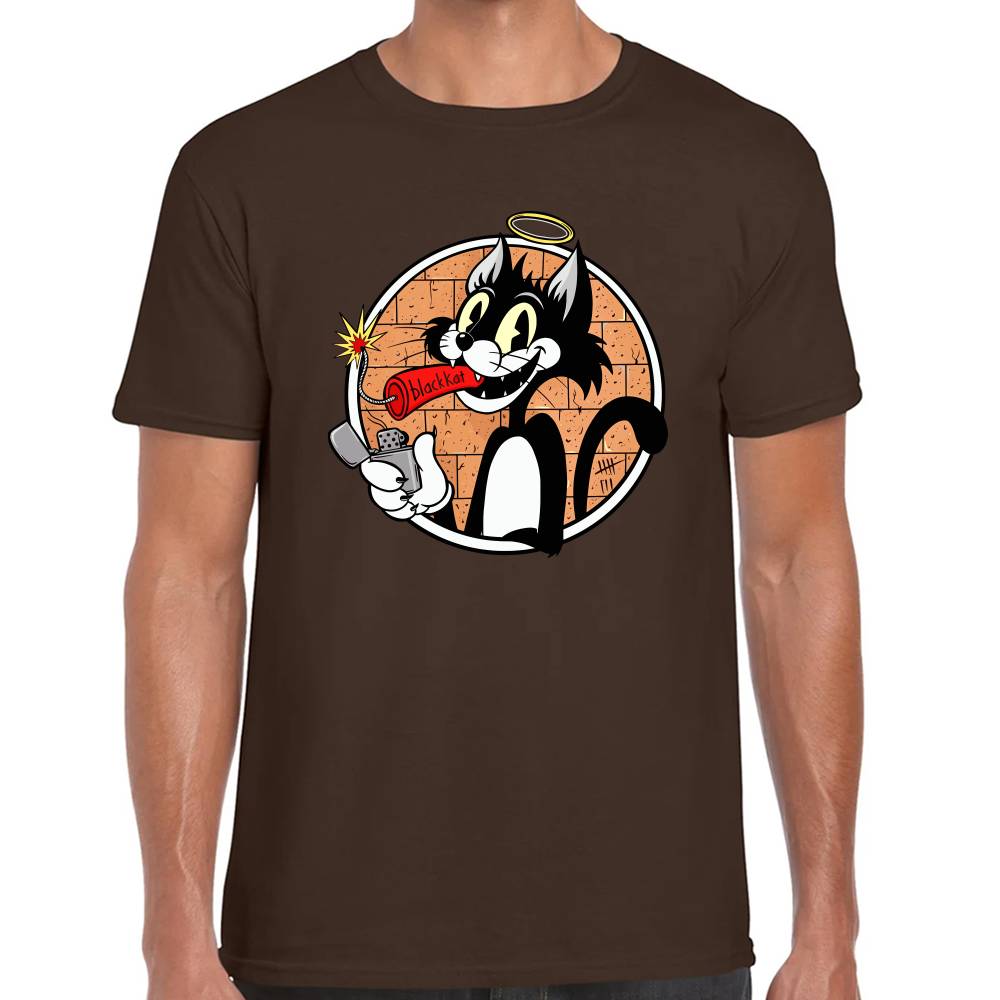 Playera Black Cat TNT Algodón Premium #0003206
