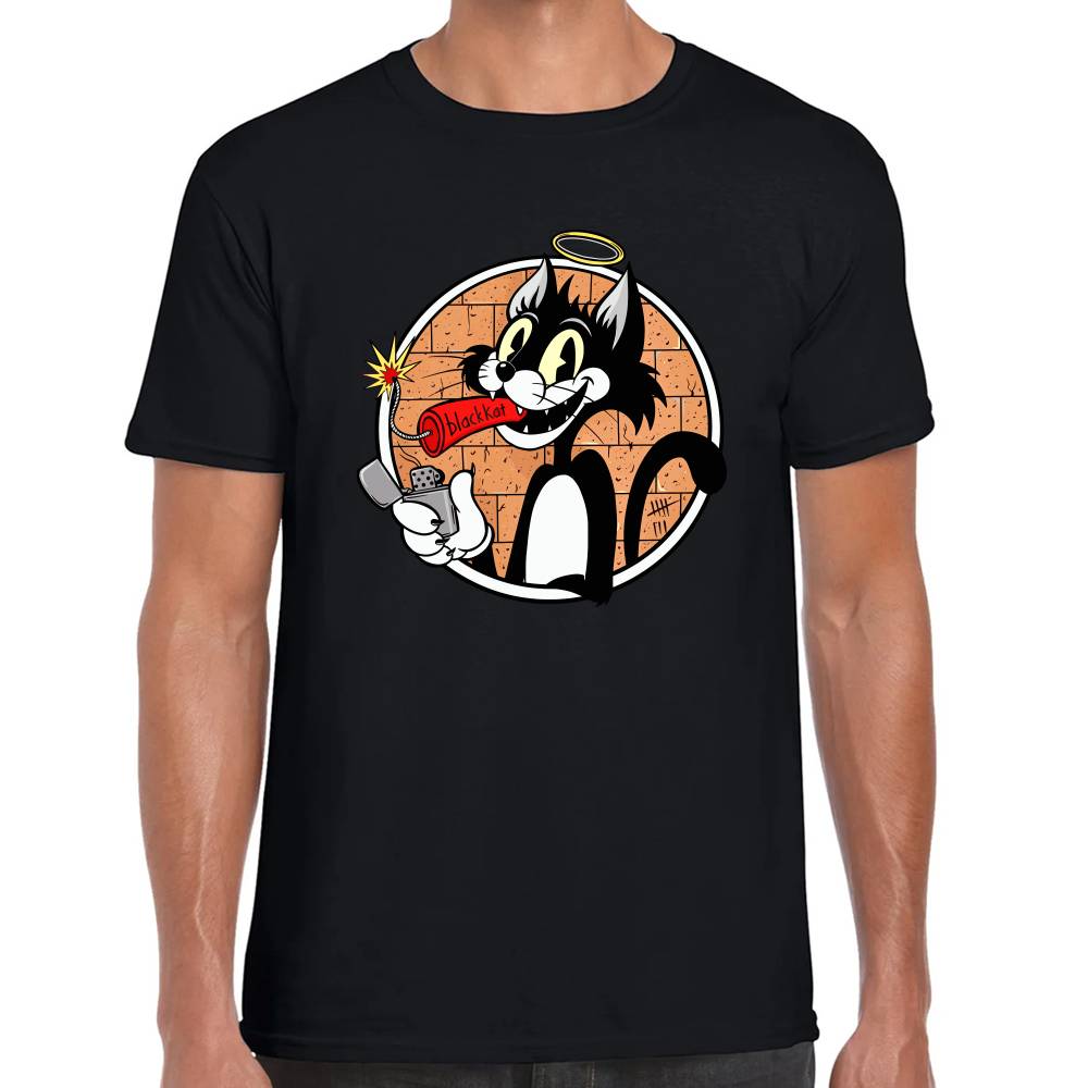 Playera Black Cat TNT Algodón Premium #0003206