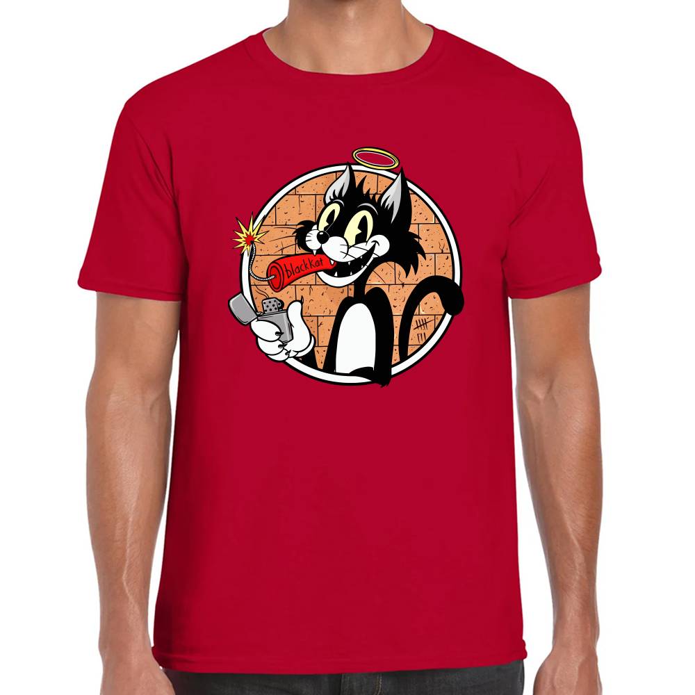 Playera Black Cat TNT Algodón Premium #0003206