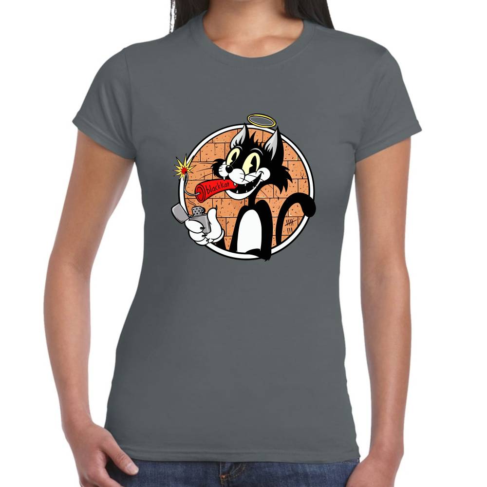 Playera Black Cat TNT Algodón Premium #0003206