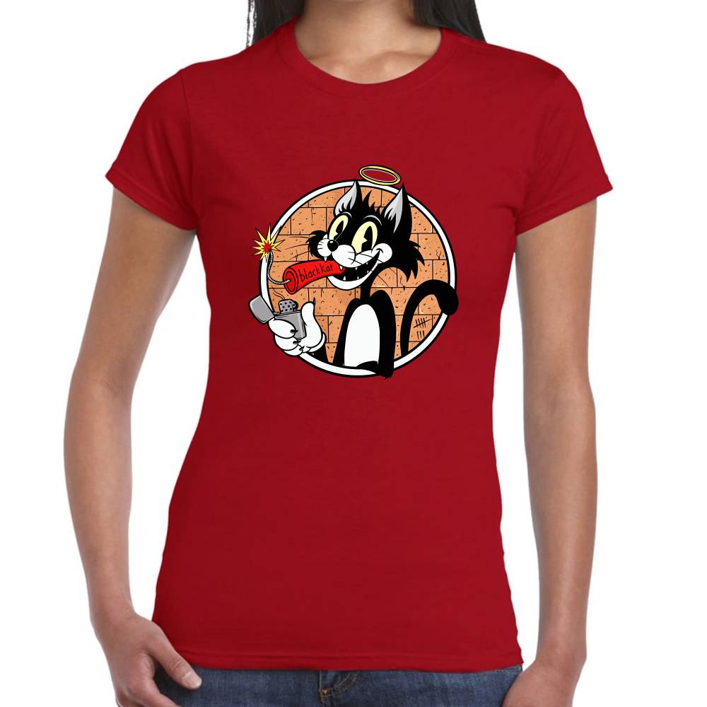 Playera Black Cat TNT Algodón Premium #0003206