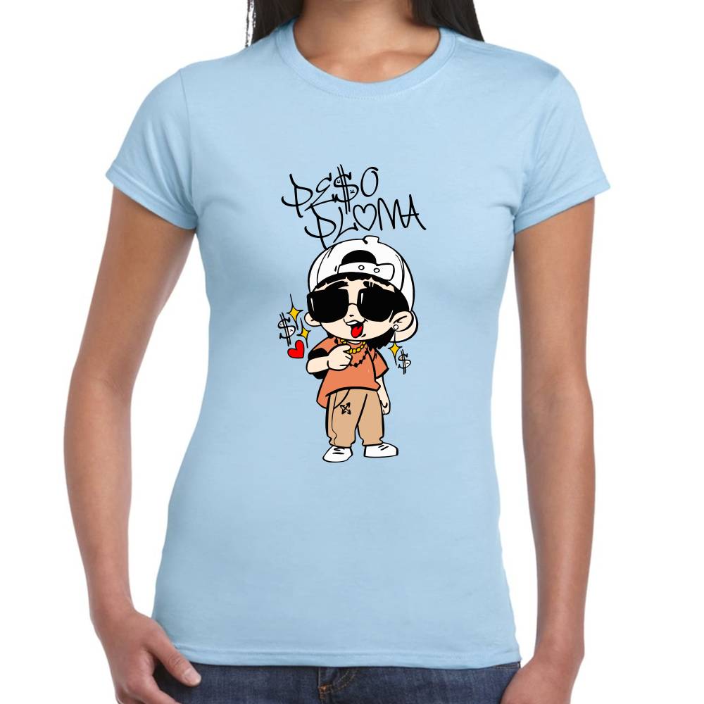 Playera Peso Pluma Caricatura Algodón Premium #0003208