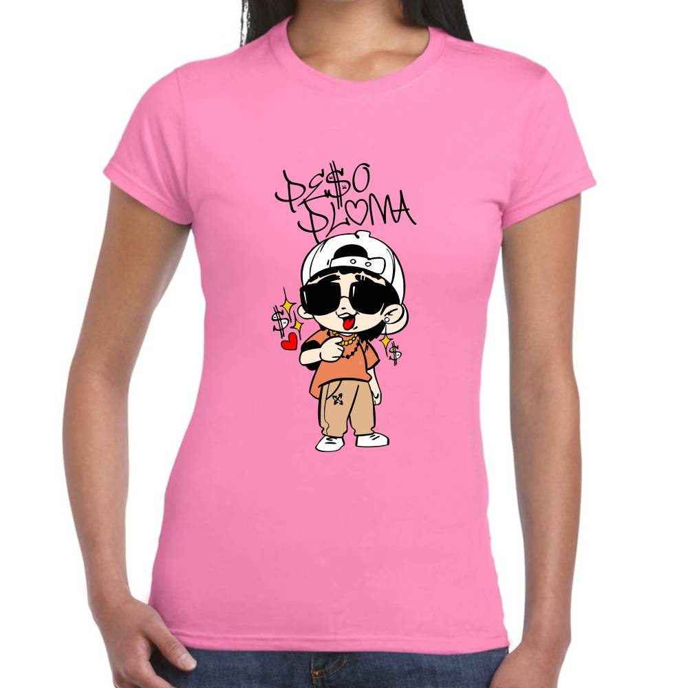 Playera Peso Pluma Caricatura Algodón Premium #0003208