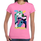 Playera Rebecca Apuntando Cyberpunk Algodón Premium #0003210