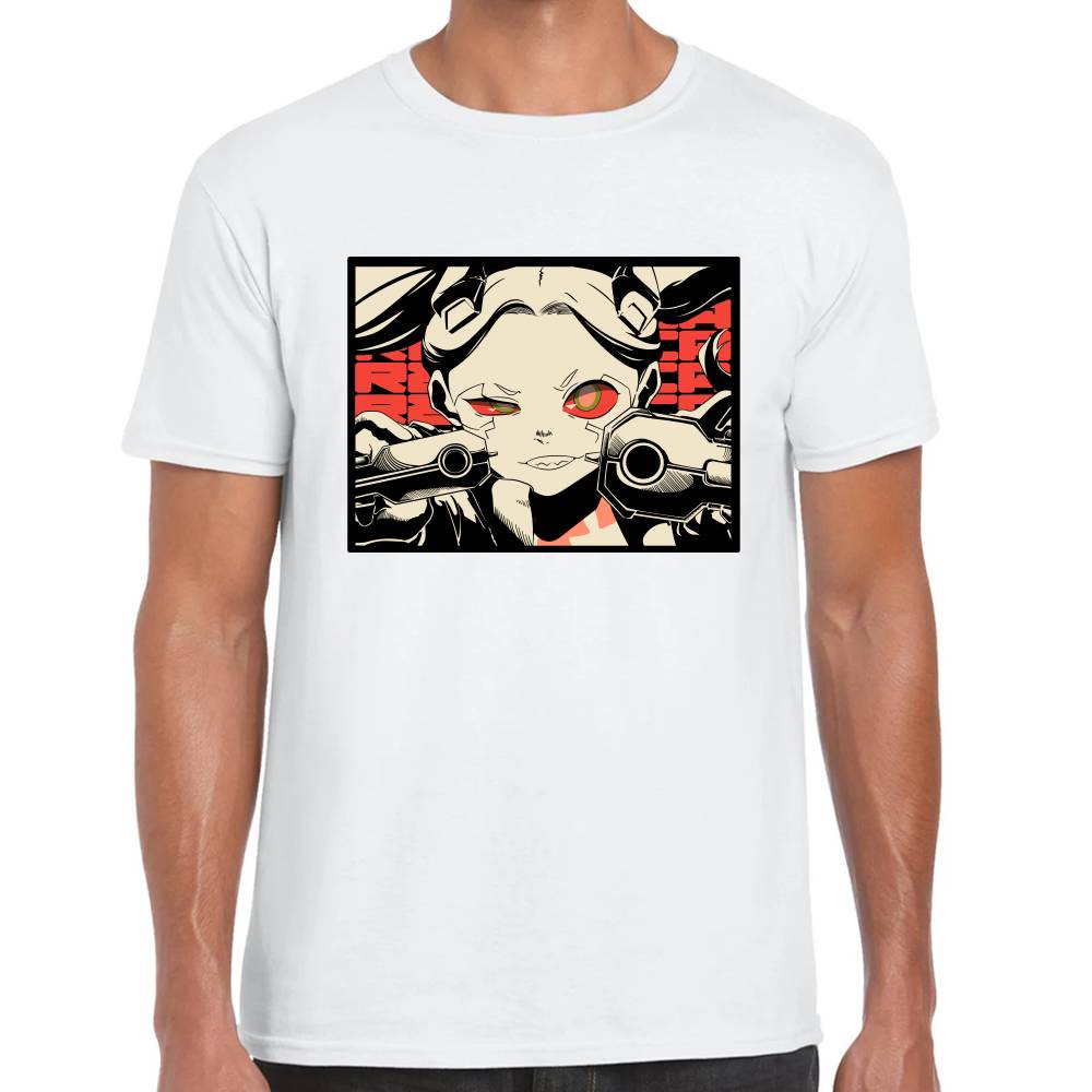 Playera Rebecca Frame Cyberpunk Algodón Premium #0003211