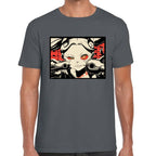 Playera Rebecca Frame Cyberpunk Algodón Premium #0003211