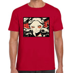Playera Rebecca Frame Cyberpunk Algodón Premium #0003211