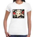 Playera Rebecca Frame Cyberpunk Algodón Premium #0003211